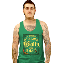 Load image into Gallery viewer, Secret_Shirts Tank Top, Unisex / Small / Sports Grey Golly, What A Day!
