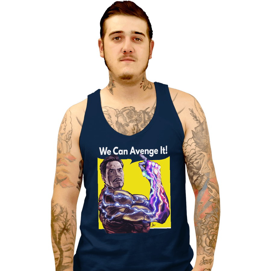Shirts Tank Top, Unisex / Small / Navy We Can Avenge It!