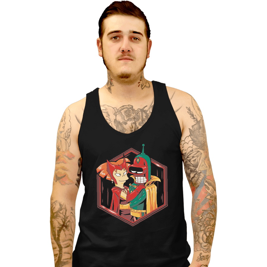 Shirts Tank Top, Unisex / Small / Black A Futuristic Couple
