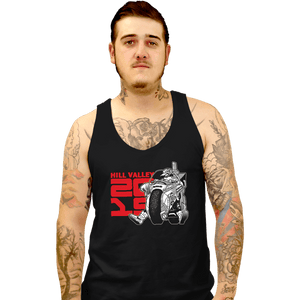 Shirts Tank Top, Unisex / Small / Black Hill Valley 2015 Dark