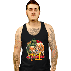 Shirts Tank Top, Unisex / Small / Black Goldblum Axe