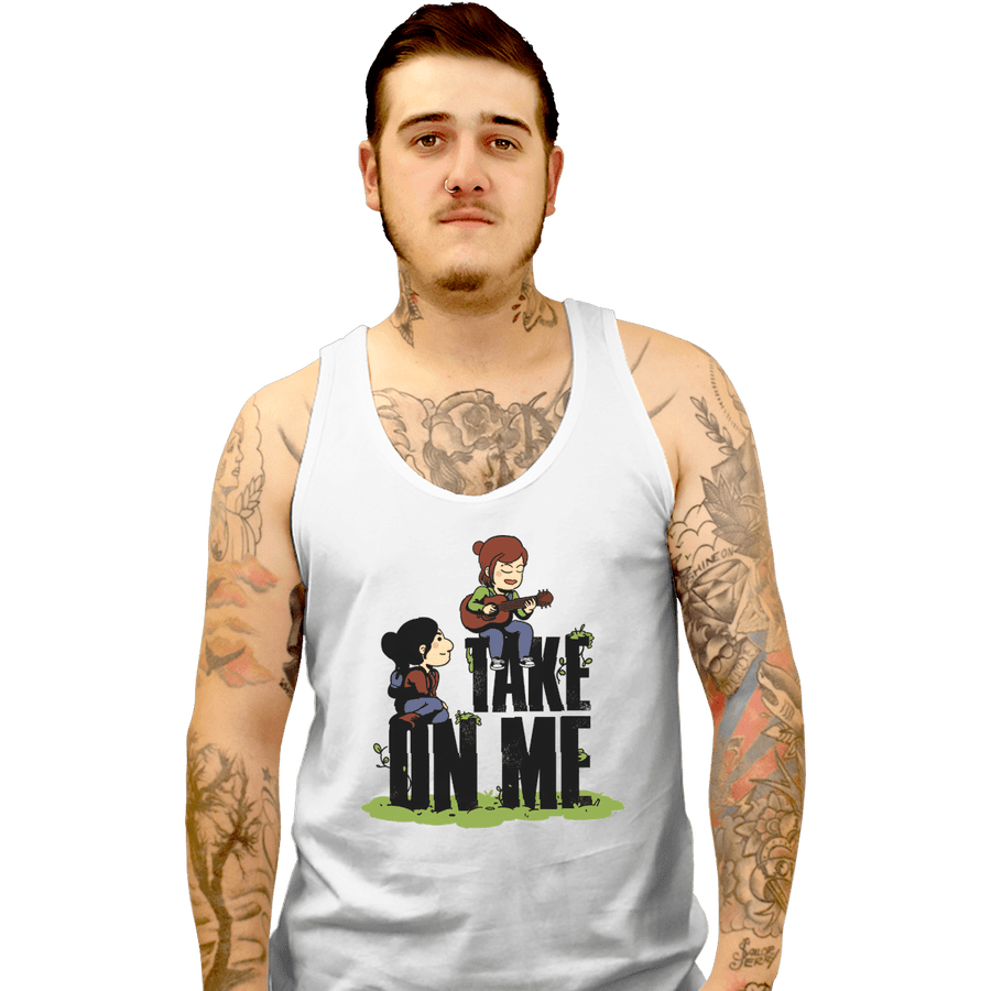 Shirts Tank Top, Unisex / Small / White Ellie Sings To Dina