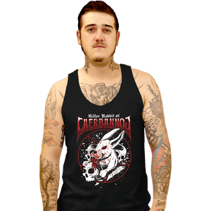 Secret_Shirts Tank Top, Unisex / Small / Black Killer Rabbit Metal