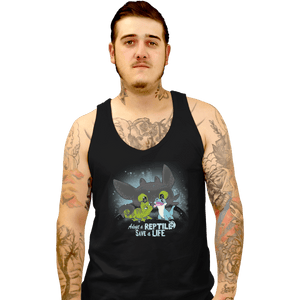 Shirts Tank Top, Unisex / Small / Black Adopt A Reptile