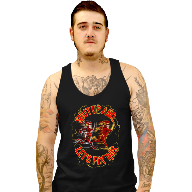 Secret_Shirts Tank Top, Unisex / Small / Black Let's Fix This