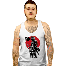 Load image into Gallery viewer, Daily_Deal_Shirts Tank Top, Unisex / Small / White Kenshin Sumi-e
