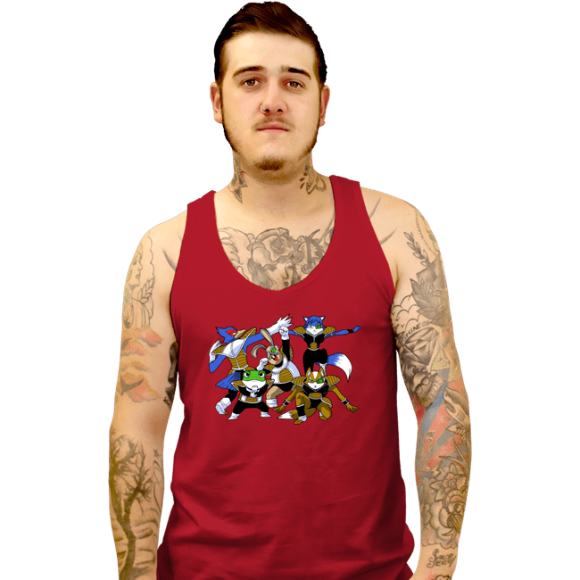 Shirts Tank Top, Unisex / Small / Red Fox Force