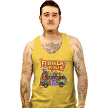 Load image into Gallery viewer, Last_Chance_Shirts Tank Top, Unisex / Small / Gold Flower Power
