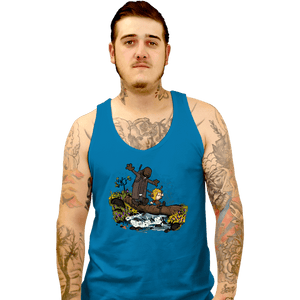 Secret_Shirts Tank Top, Unisex / Small / Sapphire The Adventures Of The Deer-Boy