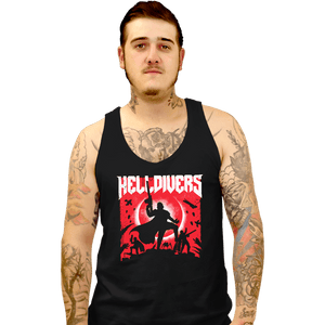 Last_Chance_Shirts Tank Top, Unisex / Small / Black Helldivers