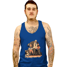 Load image into Gallery viewer, Daily_Deal_Shirts Tank Top, Unisex / Small / Royal Blue Family Lunch
