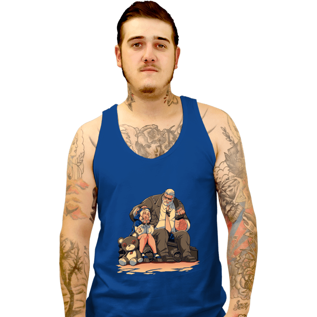 Daily_Deal_Shirts Tank Top, Unisex / Small / Royal Blue Family Lunch