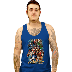 Daily_Deal_Shirts Tank Top, Unisex / Small / Royal Blue Nostalgic Heroes!