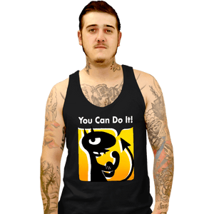 Shirts Tank Top, Unisex / Small / Black You Can Do It