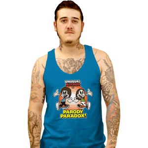 Shirts Tank Top, Unisex / Small / Sapphire Parody Paradox!