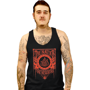 Shirts Tank Top, Unisex / Small / Black Fire Nation