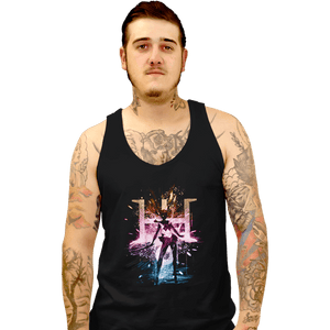 Shirts Tank Top, Unisex / Small / Black Uranus Storm