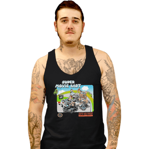 Shirts Tank Top, Unisex / Small / Black Super Movie Kart