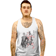 Load image into Gallery viewer, Shirts Tank Top, Unisex / Small / White Killer Queen Sumi-e

