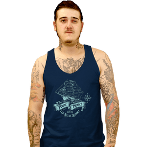 Daily_Deal_Shirts Tank Top, Unisex / Small / Navy The Polite Menace