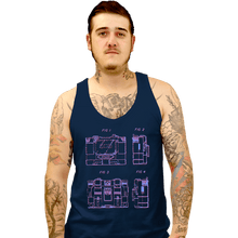 Load image into Gallery viewer, Daily_Deal_Shirts Tank Top, Unisex / Small / Navy Start The Music
