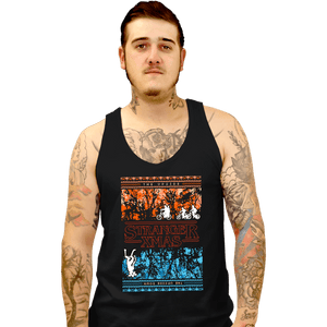 Shirts Tank Top, Unisex / Small / Black Stranger Ugly Sweater
