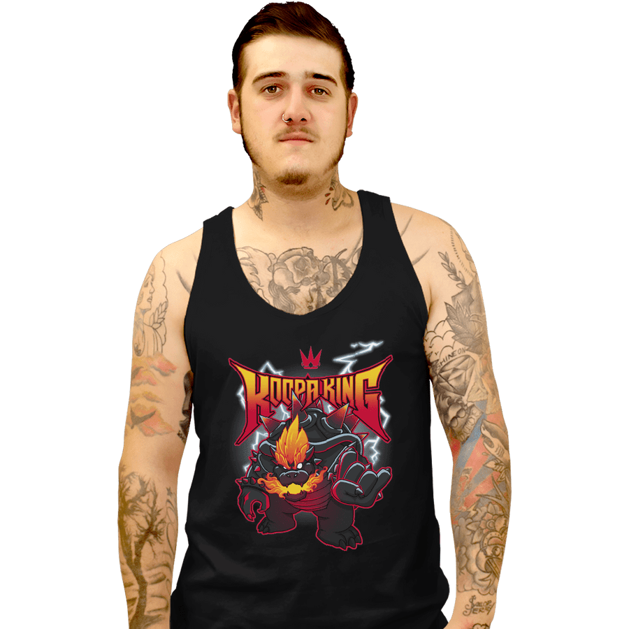 Shirts Tank Top, Unisex / Small / Black Metalknight
