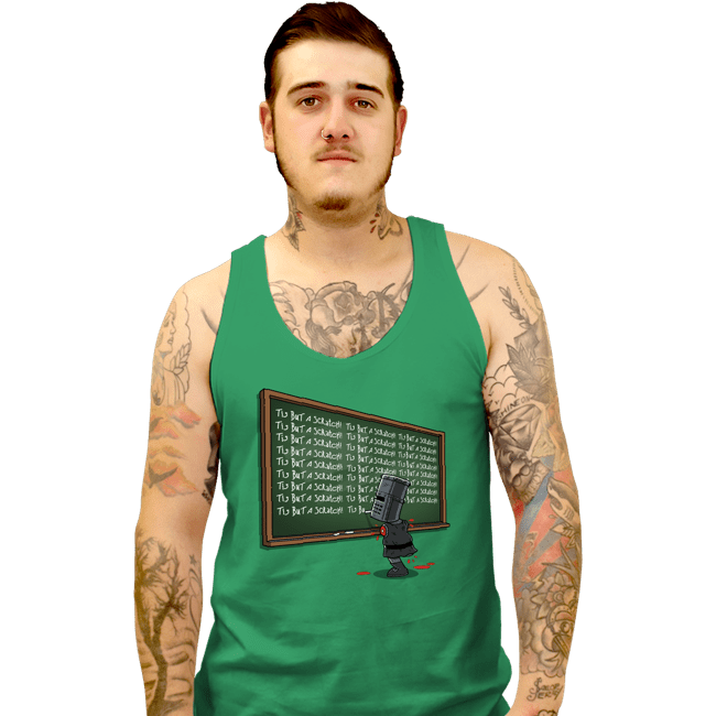 Daily_Deal_Shirts Tank Top, Unisex / Small / Sports Grey Black Knight Detention