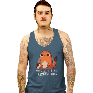 Shirts Tank Top, Unisex / Small / Indigo Blue Firestarter
