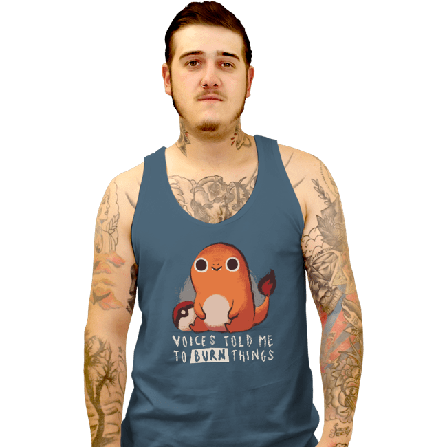 Shirts Tank Top, Unisex / Small / Indigo Blue Firestarter