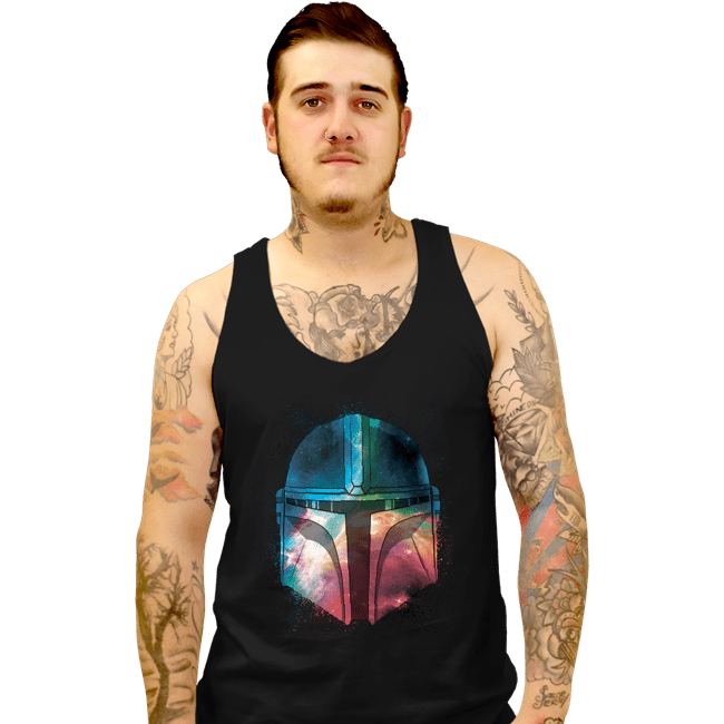 Daily_Deal_Shirts Tank Top, Unisex / Small / Black Galactic Mandalorian