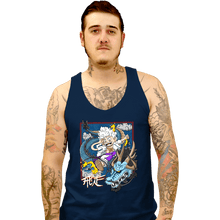 Load image into Gallery viewer, Secret_Shirts Tank Top, Unisex / Small / Navy Dragon Fight

