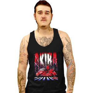 Secret_Shirts Tank Top, Unisex / Small / Black Neon Akira City
