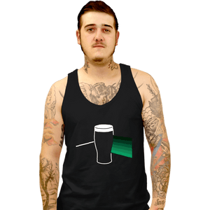 Daily_Deal_Shirts Tank Top, Unisex / Small / Black Dark Side Of The Pint