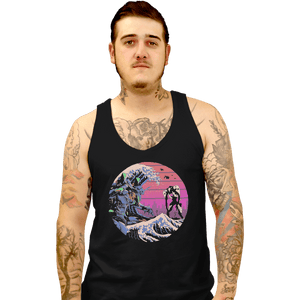 Shirts Tank Top, Unisex / Small / Black Retro Wave EVA