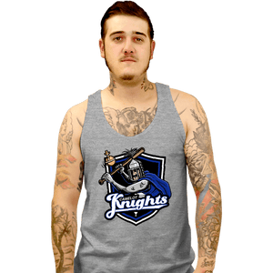 Daily_Deal_Shirts Tank Top, Unisex / Small / Sports Grey Go Knights