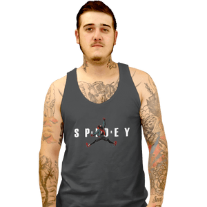 Shirts Tank Top, Unisex / Small / Charcoal Air Spidey