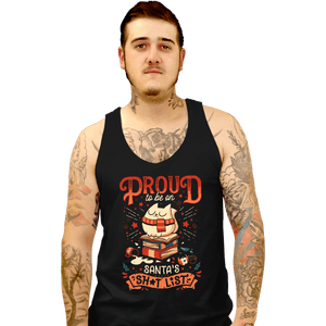 Daily_Deal_Shirts Tank Top, Unisex / Small / Black Proud Naughty Cat