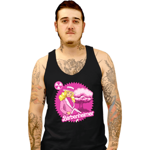 Daily_Deal_Shirts Tank Top, Unisex / Small / Black Barbenheimer Bomb