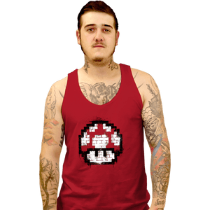 Shirts Tank Top, Unisex / Small / Red Mushroom Spray