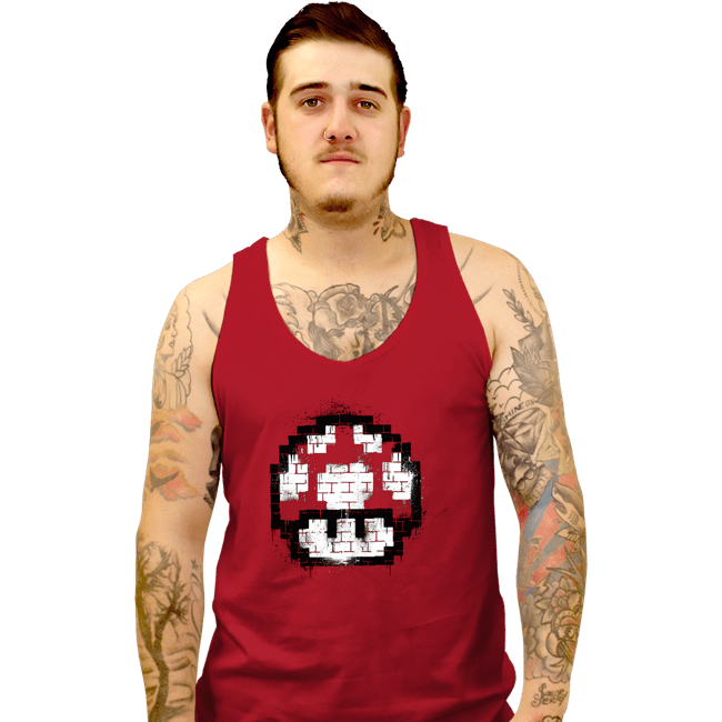 Shirts Tank Top, Unisex / Small / Red Mushroom Spray