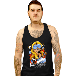 Secret_Shirts Tank Top, Unisex / Small / Black Loathing In Wonderland