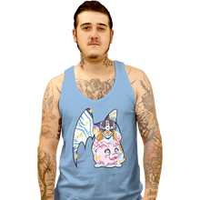 Load image into Gallery viewer, Shirts Tank Top, Unisex / Small / Powder Blue Magical Silhouettes - Patamon
