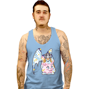 Shirts Tank Top, Unisex / Small / Powder Blue Magical Silhouettes - Patamon