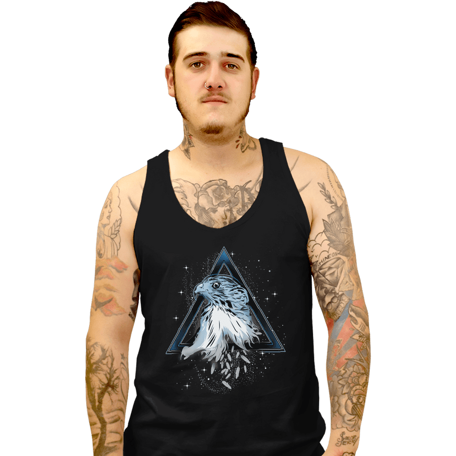 Shirts Tank Top, Unisex / Small / Black Wings of Silver Nerves of Steel