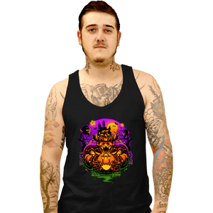 Daily_Deal_Shirts Tank Top, Unisex / Small / Black Happy Bowserween