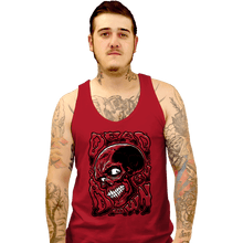 Load image into Gallery viewer, Daily_Deal_Shirts Tank Top, Unisex / Small / Red Dead By Dawn Skull
