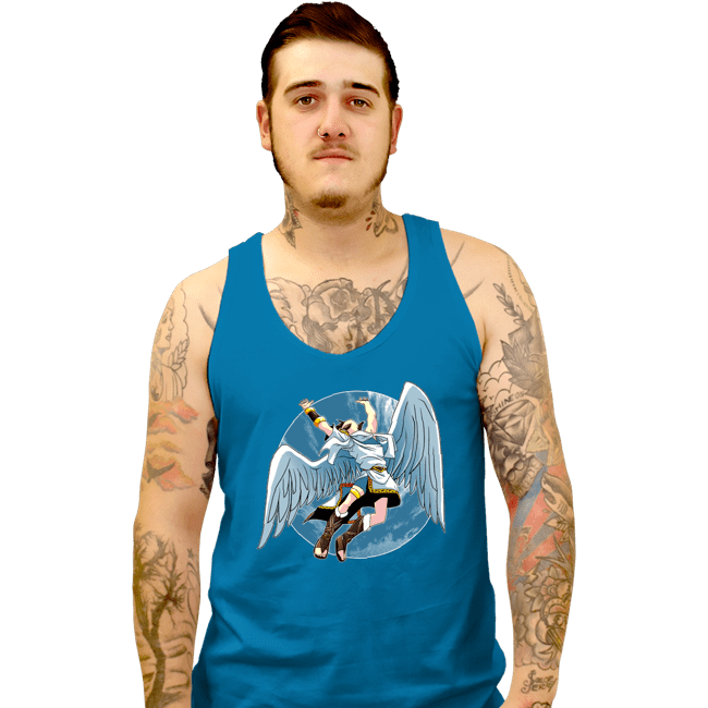 Shirts Tank Top, Unisex / Small / Sapphire Led Icarus