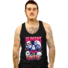 Load image into Gallery viewer, Daily_Deal_Shirts Tank Top, Unisex / Small / Black Ghost View Of Humanity
