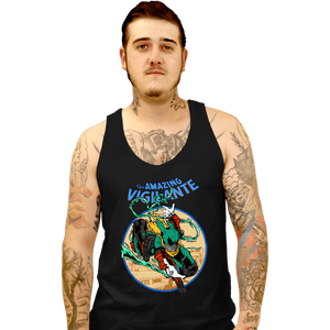 Daily_Deal_Shirts Tank Top, Unisex / Small / Black The Amazing Vigilante